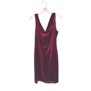 Marina Dress Velvet Cowlneck‎ Sleeveless Formal Vamp Event Whimsigoth Size 10
